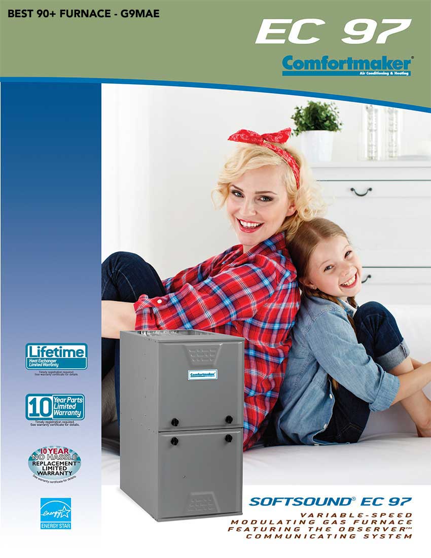 90% G9MAE Comfort Maker Gas Furnace